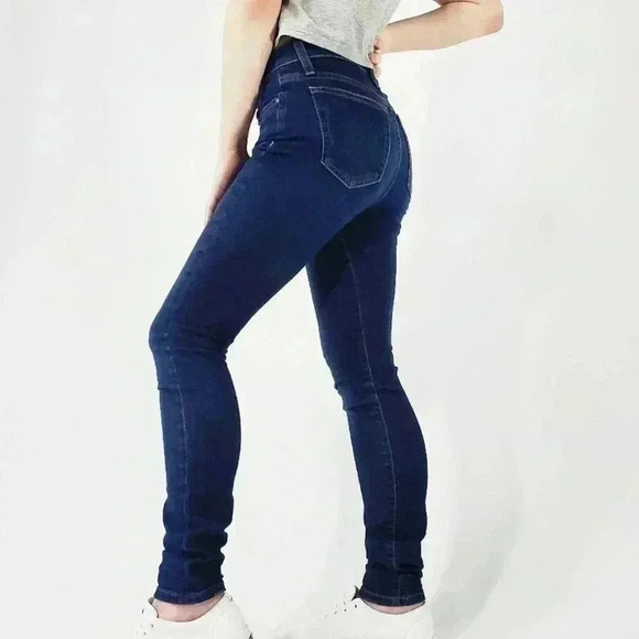 Deadstock NEW Joe’s Dark Distressed High Rise Skinny Jeans - 25 - Picture 3 of 12